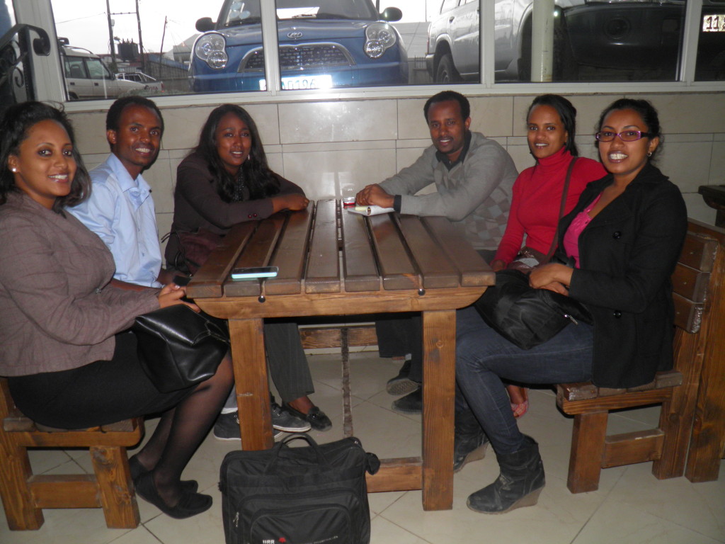 The Ethiopian GPS team during a meeting in Addis-Ababa
