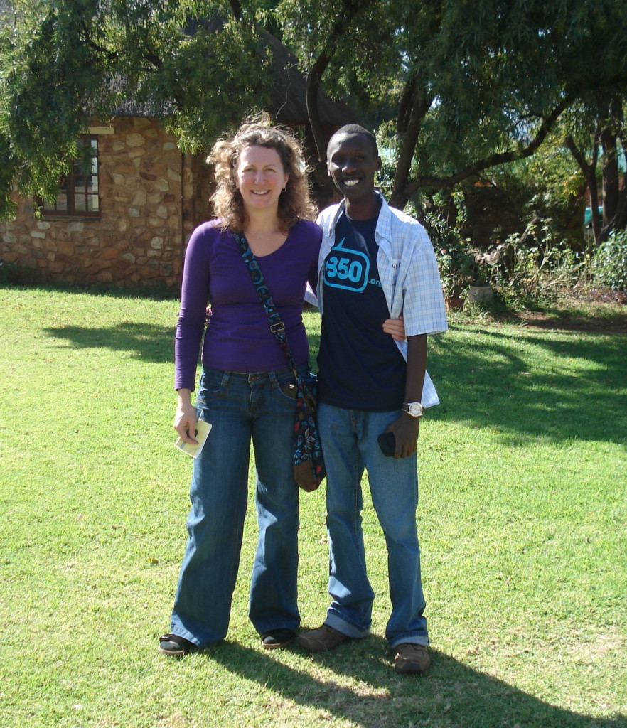 With Samantha Bailey, one of the facilitators of the workshop