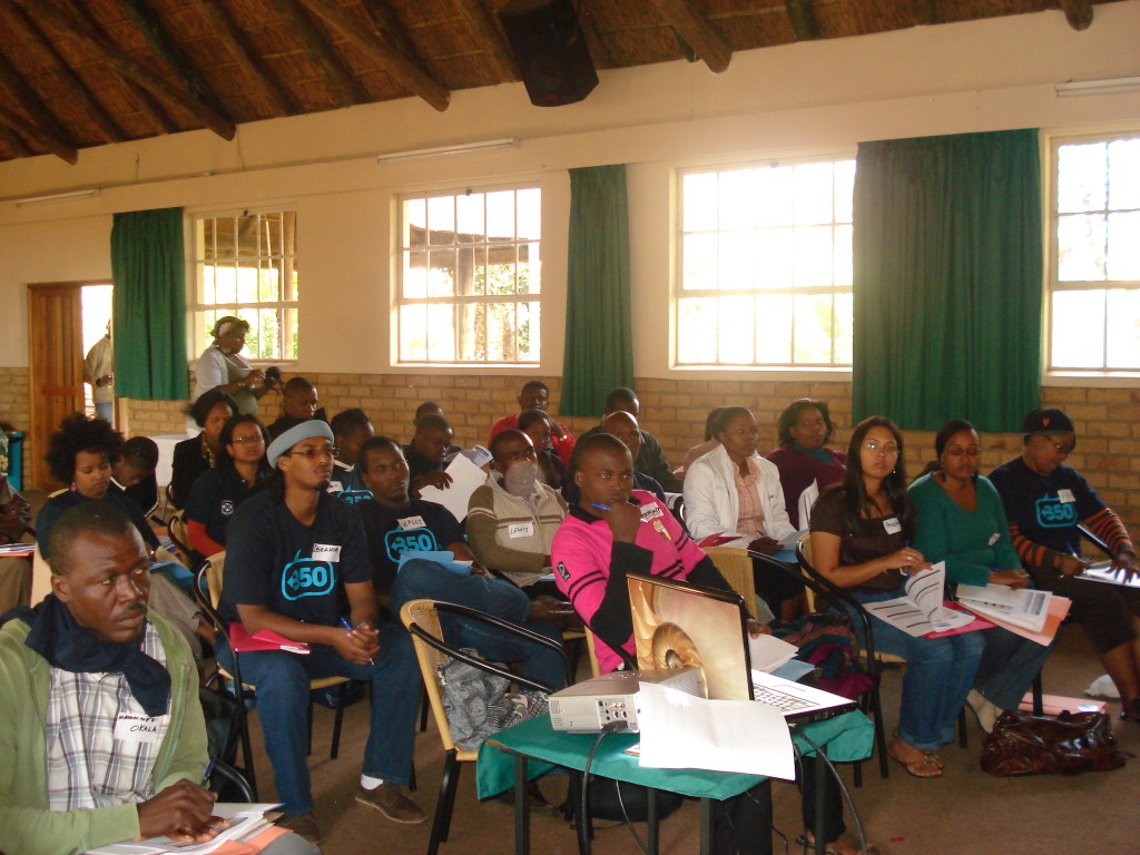 40 young people and activists from Central, Eastern and Southern Africa attended the workshop 