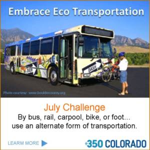 Slide 2 is July Eco Challenge