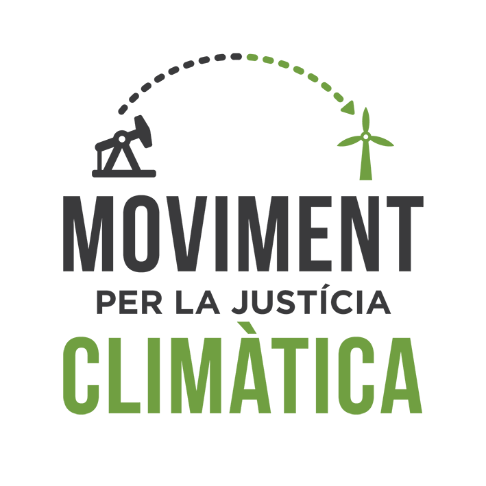 Moviment per la Justícia Climàtica. Logo diseñado por Lucía Polanco