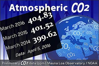 Atmospheric CO2 data