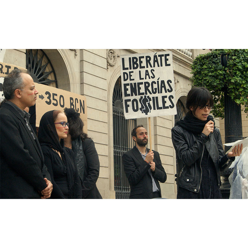 Funeral de las energías fósiles en Barcelona. Breakfree 2016