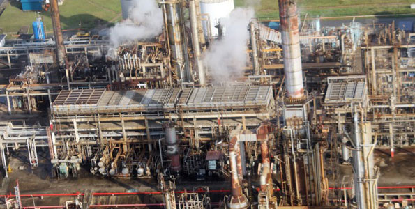 Kenya Petroleum Refineries Ltd in Changamwe, Mombasa. The refinery has received a lifeline after the government placed it under the management of Kenya Pipeline Company (KPC) by buying out Essar Ltd. PHOTO | FILE