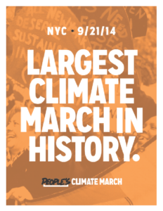 climate march flyer