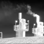 Methane venting from a compressor station