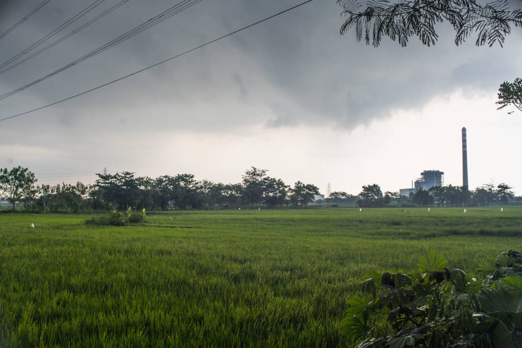 Black clouds over Cirebon coal power plants seen from Kanci village, Cirebon regency, West Java province Photo Ardiles Rante