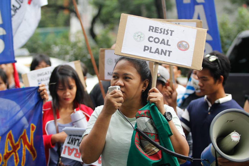 Veronica ‘Derek’ Cabe is a community organizer and coordinator of the Coal-Free Bataan Movement, where she is involved in raising community resistance against the looming threat posed by coal and nuclear power in Bataan province, Philippines. Photo: AC Dimatatac